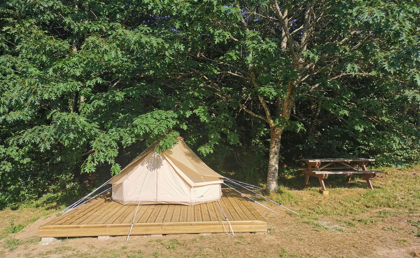 Tente en toile de coton 2_3 places