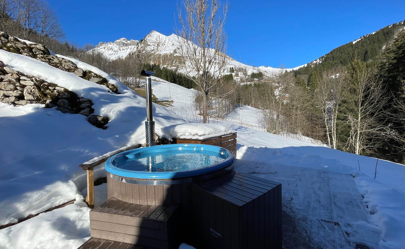 Jacuzzi en hiver