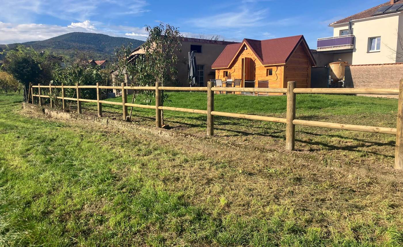 chalet nature - cabane en bois tout confort dans le vignoble d'Alsace