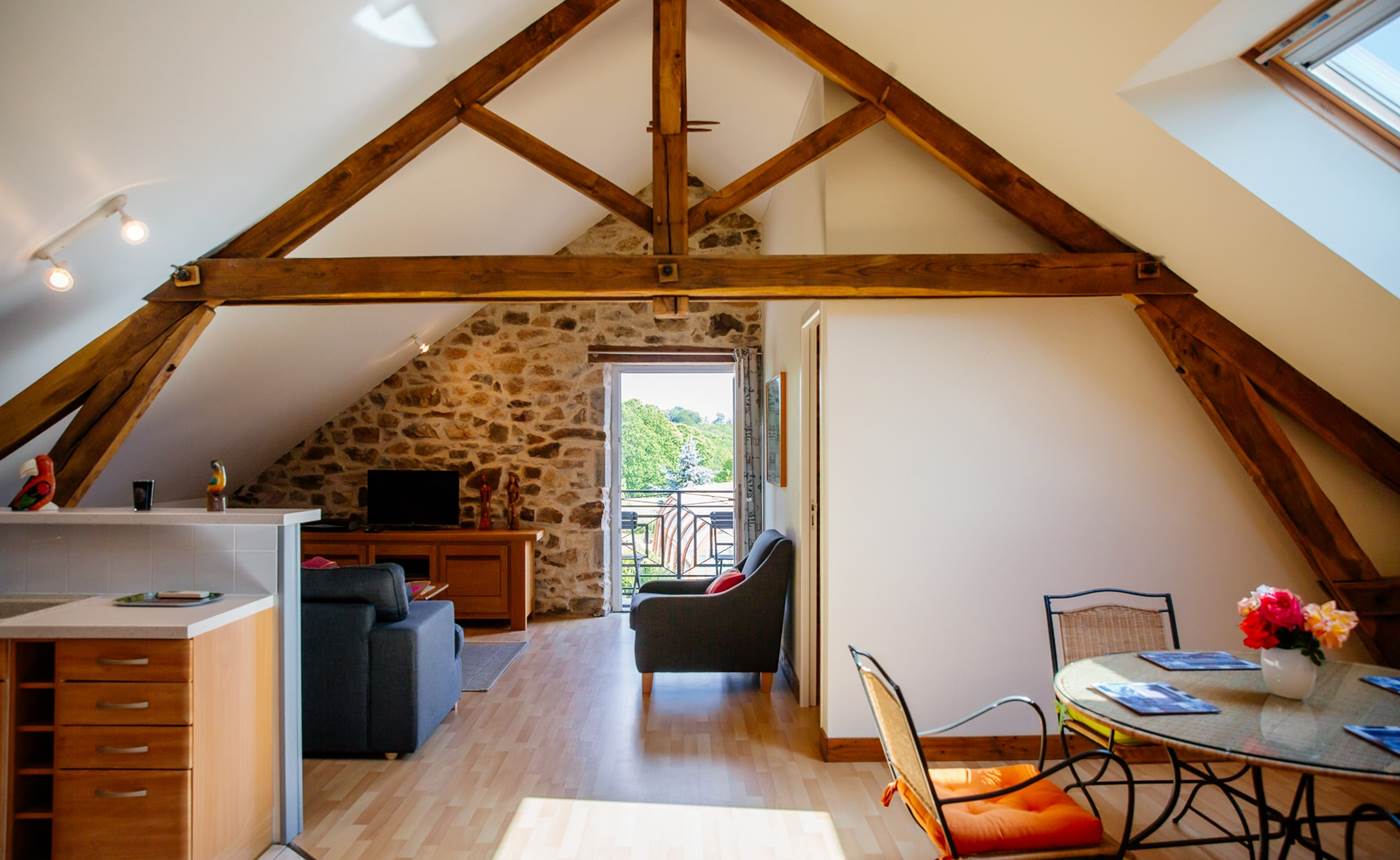 ESPACE CUISINE ET SALON GITE DES ROSIERS