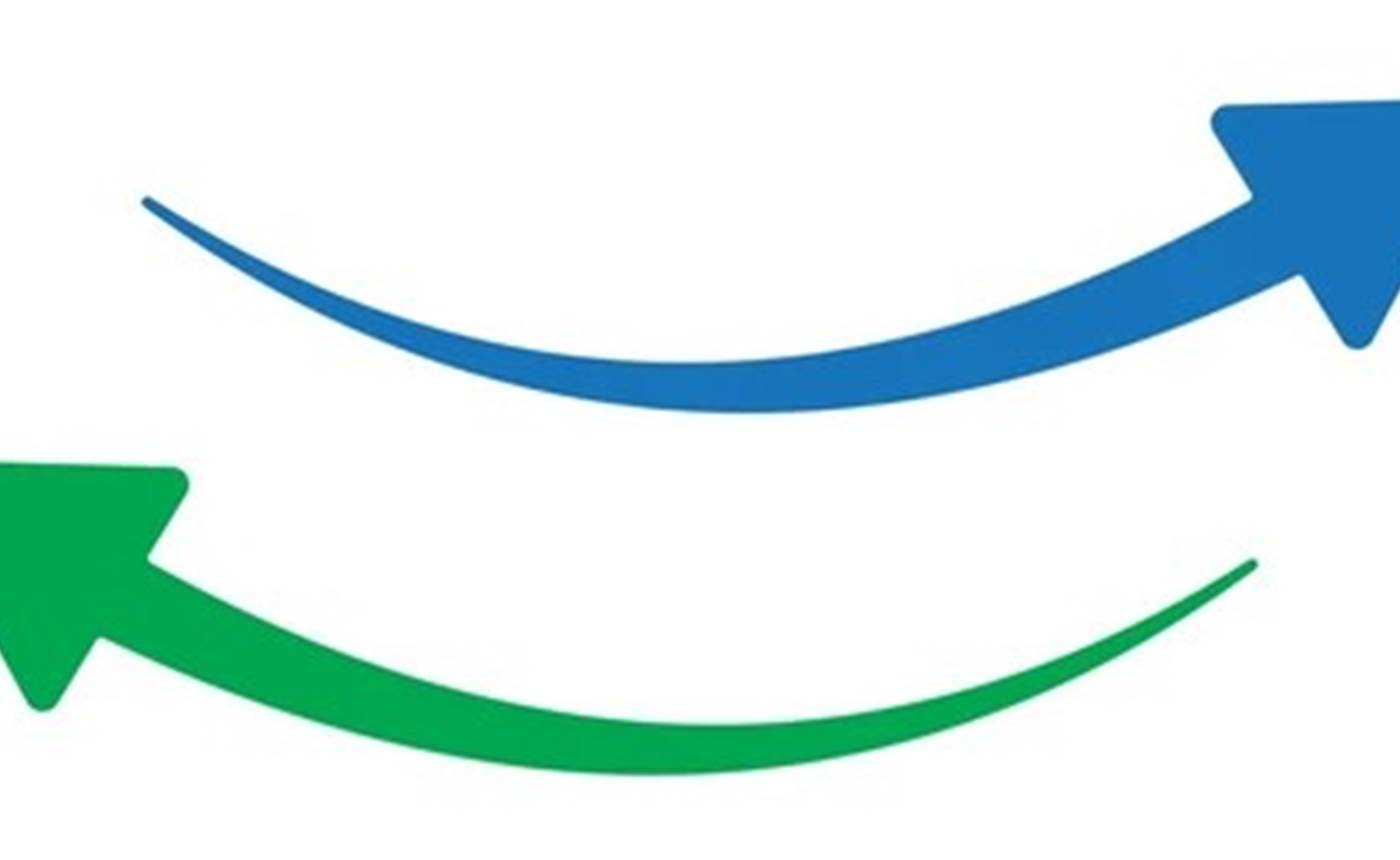 green-blue-long-curved-arrows-260nw-2714686459