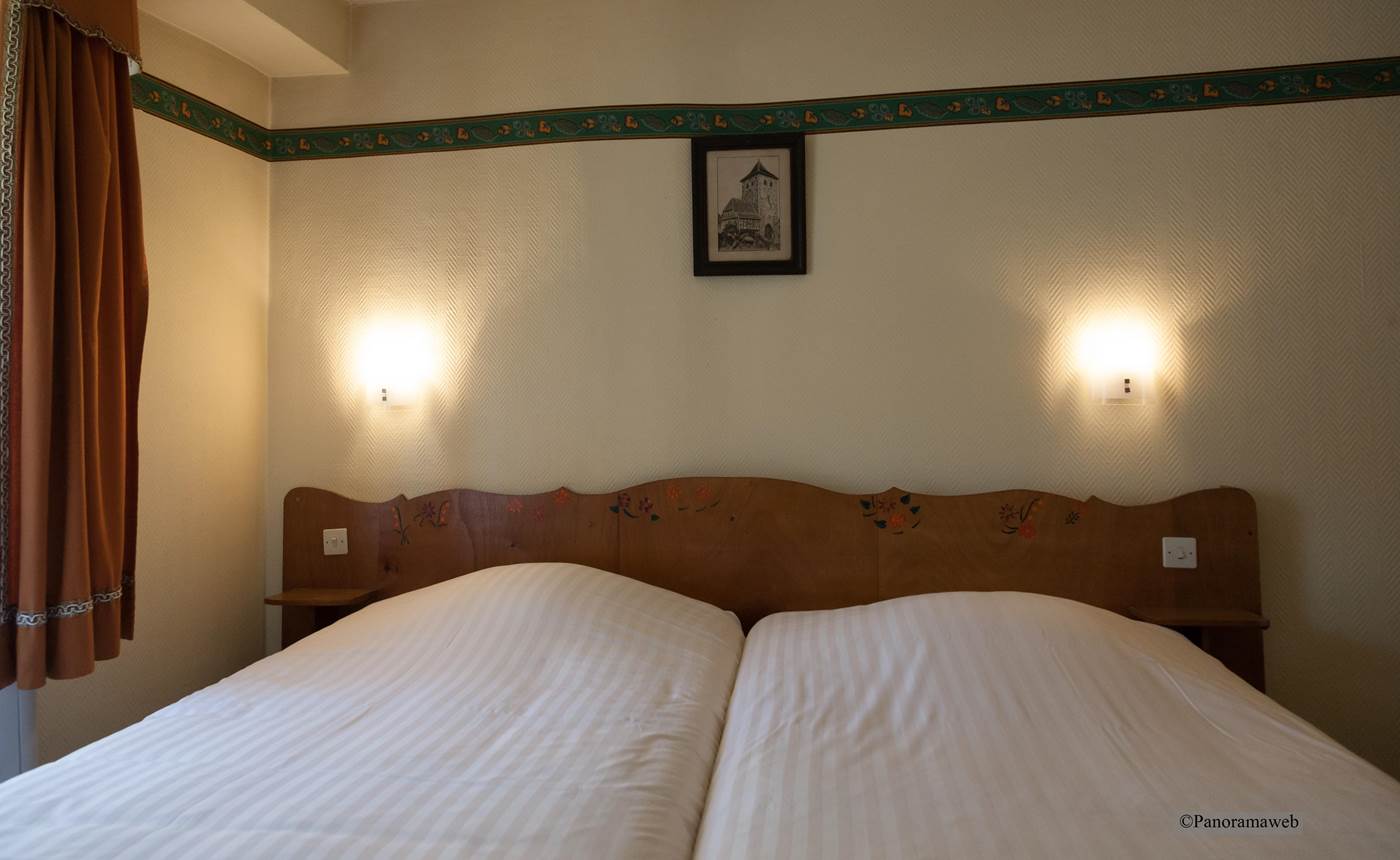 Chambre Lits jumeaux Hotel Restaurant Zum schnogaloch Alsace Obernai