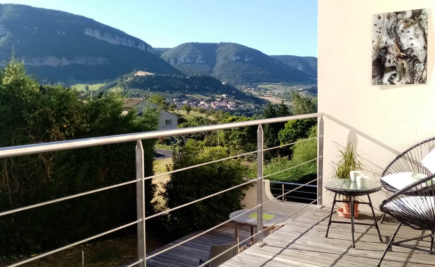 Chambre d'Hôtes chez Marie Vue de la terrasse
