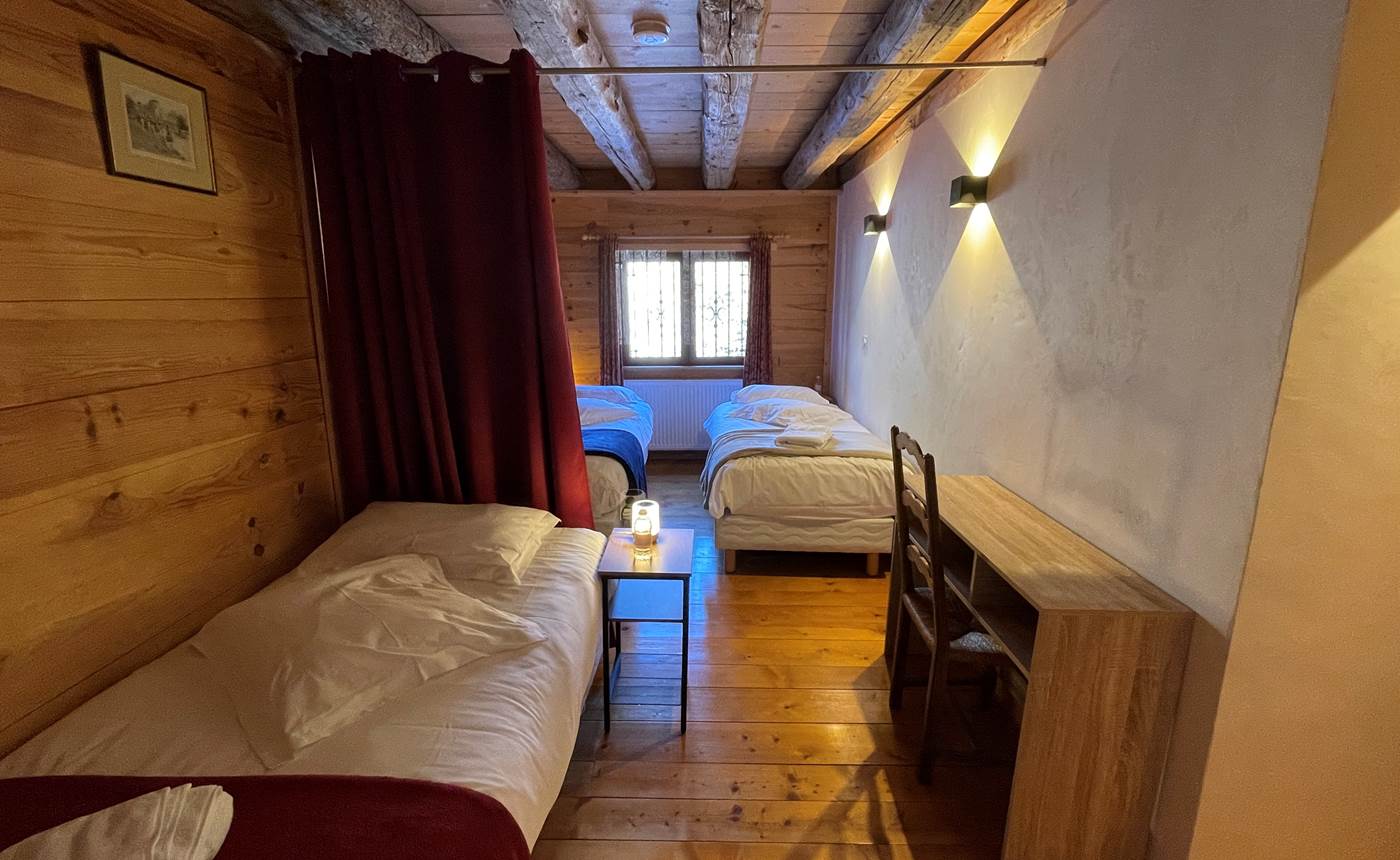 Configuration 3 lits simples 90x190