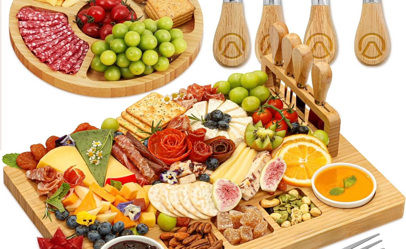 Planche charcuterie fromage et friuts