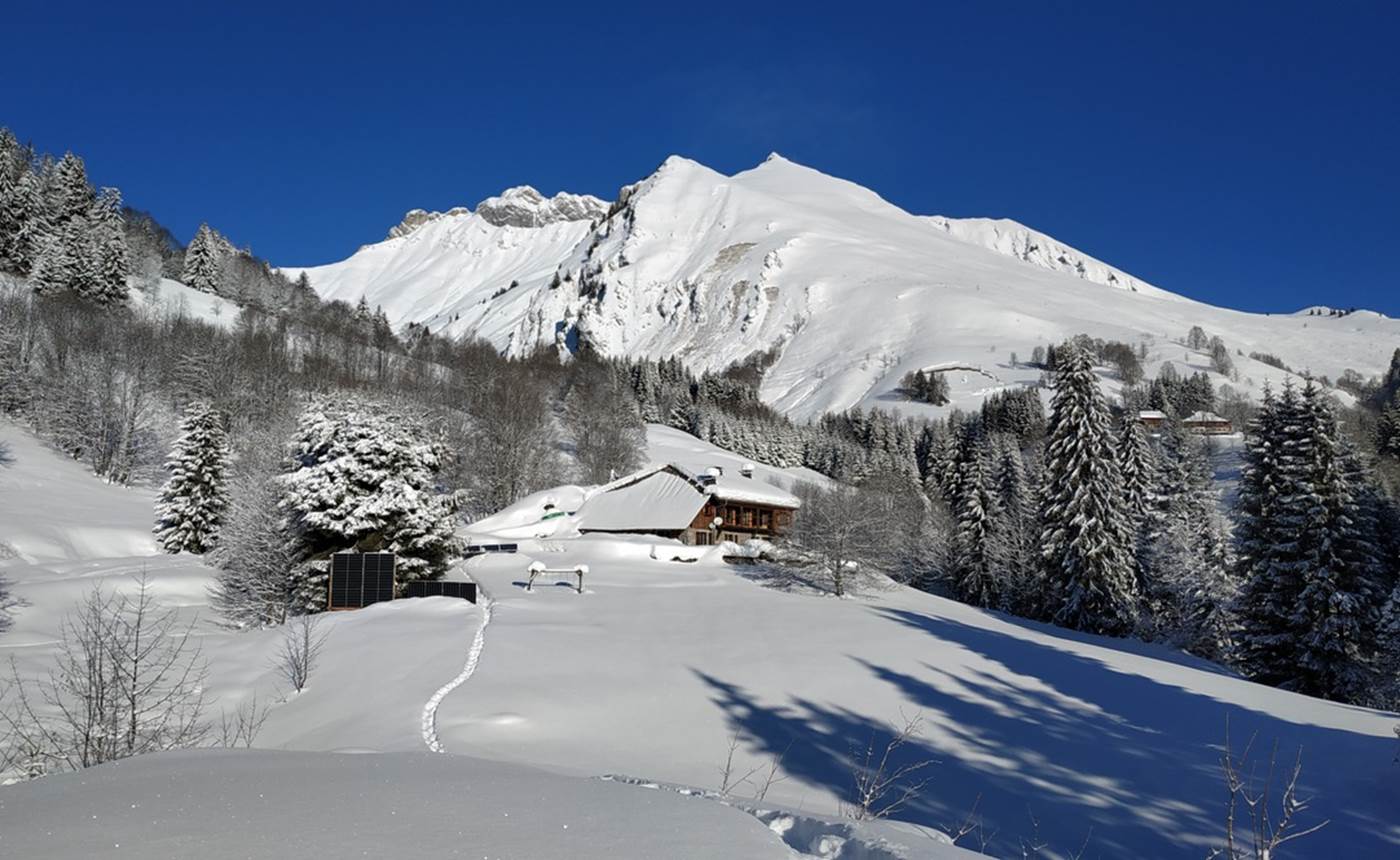 Beauregard en hiver. Un site exceptionnel.