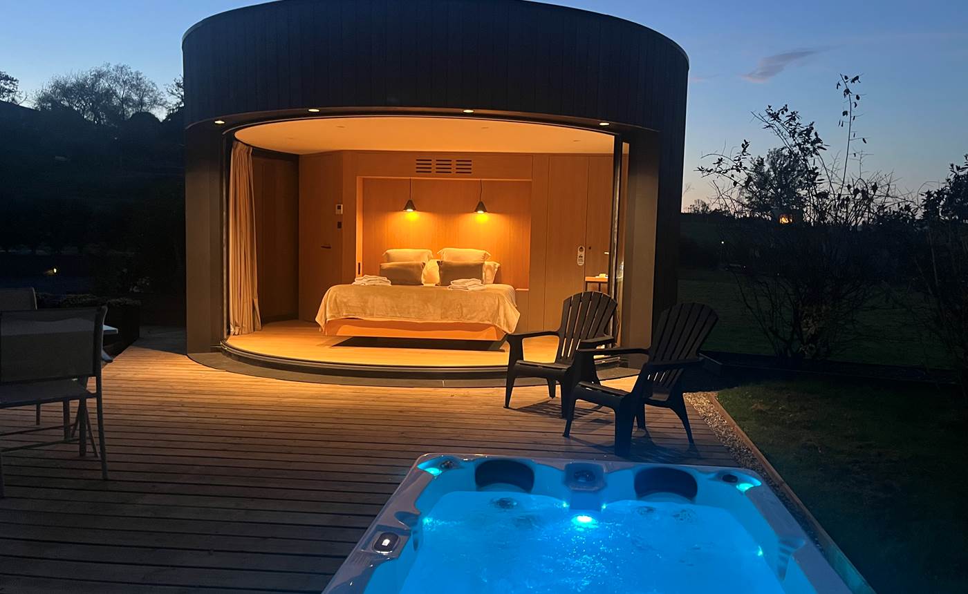 Chambre avec vue et spa