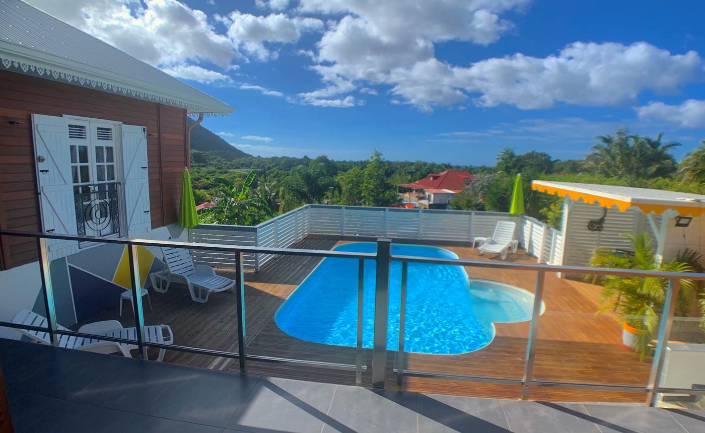 Villa Anj'any - vue de la terrasse