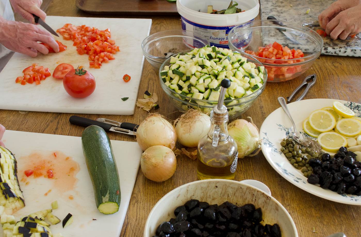 Cours de cuisine au mas des figues