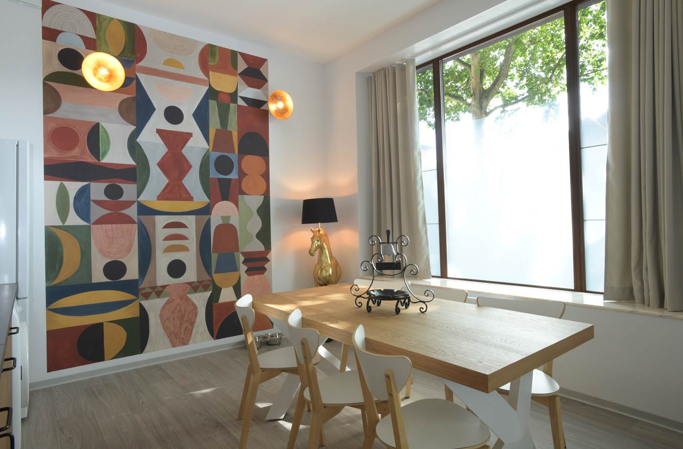 Salle a manger gite cheval blanc Colmar Alsace