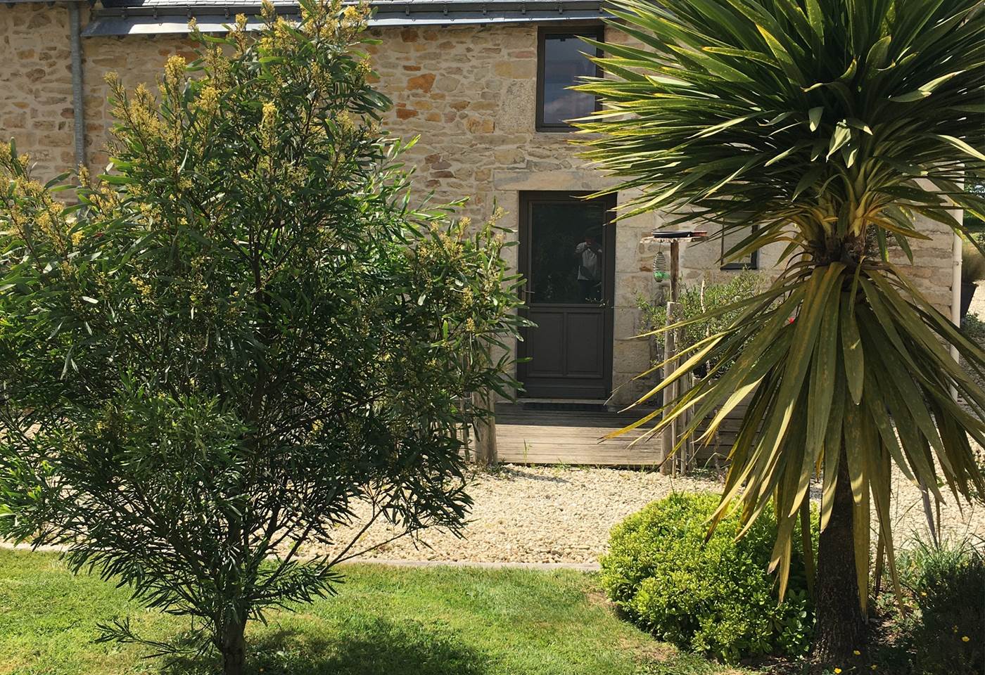 La maison avec sa terrasse privative