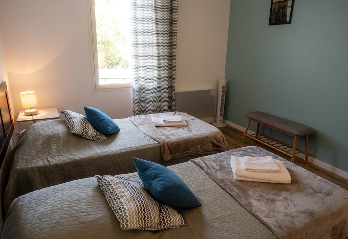 Chambre 2 avec lit double