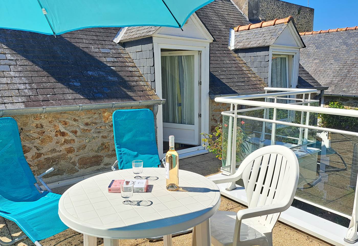 Clos de la Fontaine Dinard, terrasse du N°5