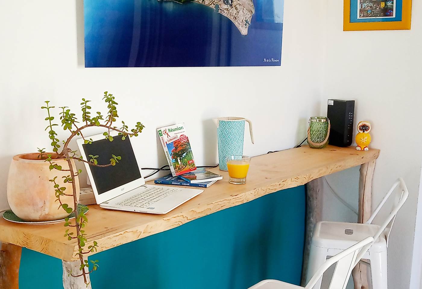 Espace idéal pour le télétravail à la Réunion