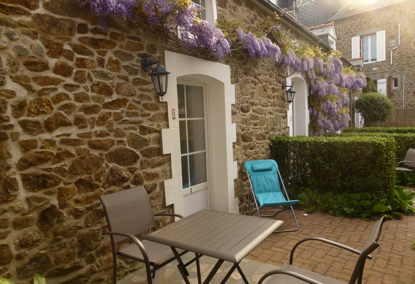 Clos de la Fontaine Dinard, terrasse du 1