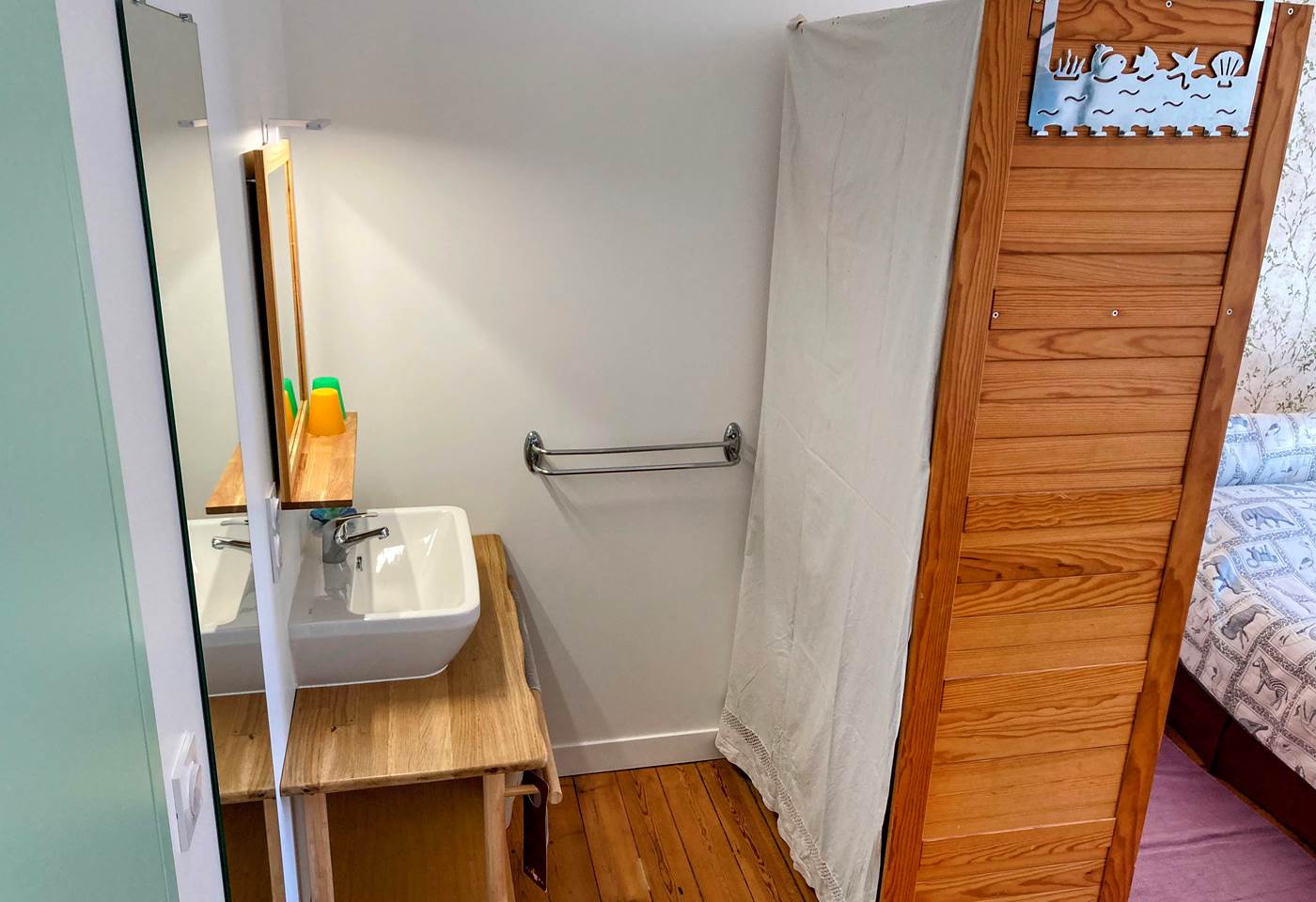 Fougeres coin lavabo