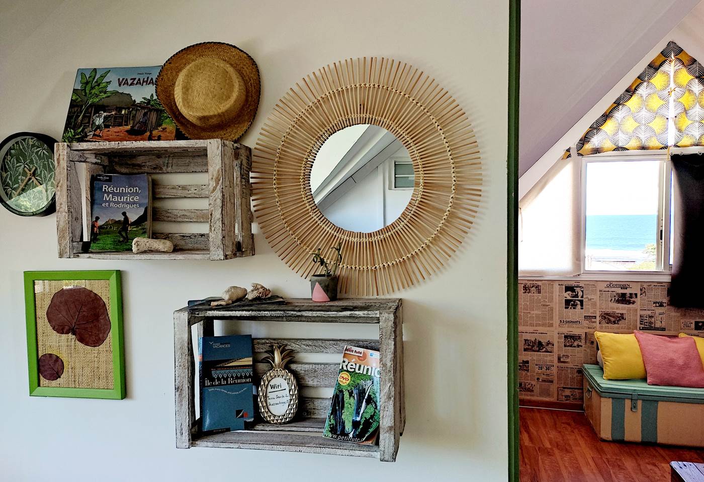 L'étage dortoir de votre auberge à la Réunion