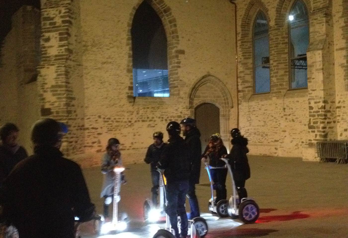 Balade nocturne fevrier 2018. Palai des congrès Rennes