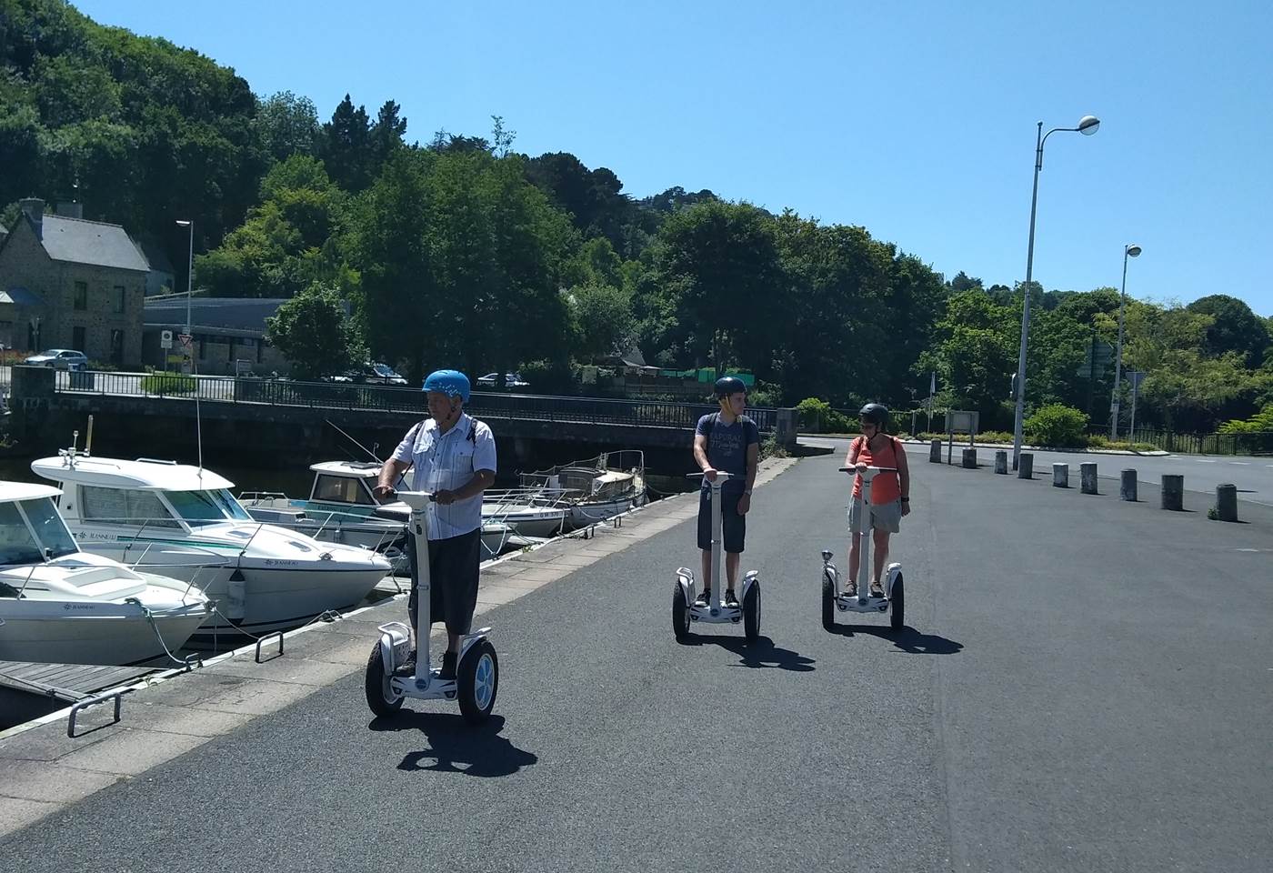 Balade gyropode , port de plaisance, 07/2018