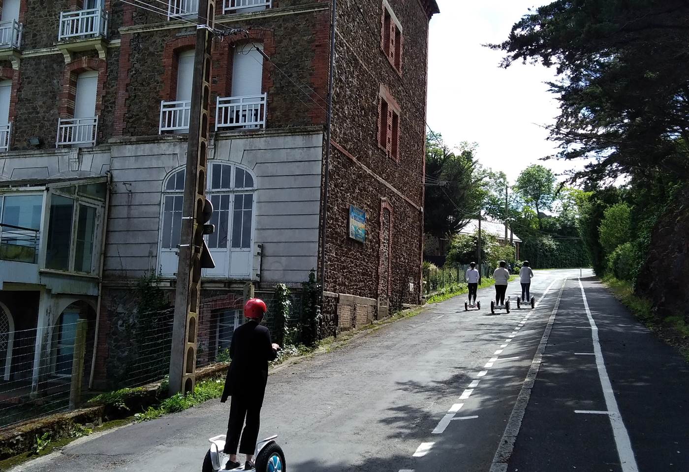 Ancien hotel , montée plage des Godelins.
