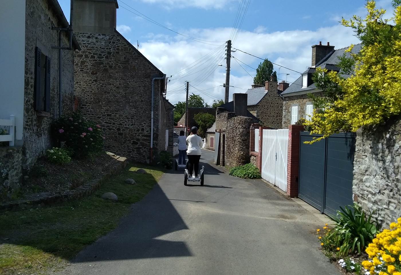 Passage dans vieux village d'Etable sur mer.