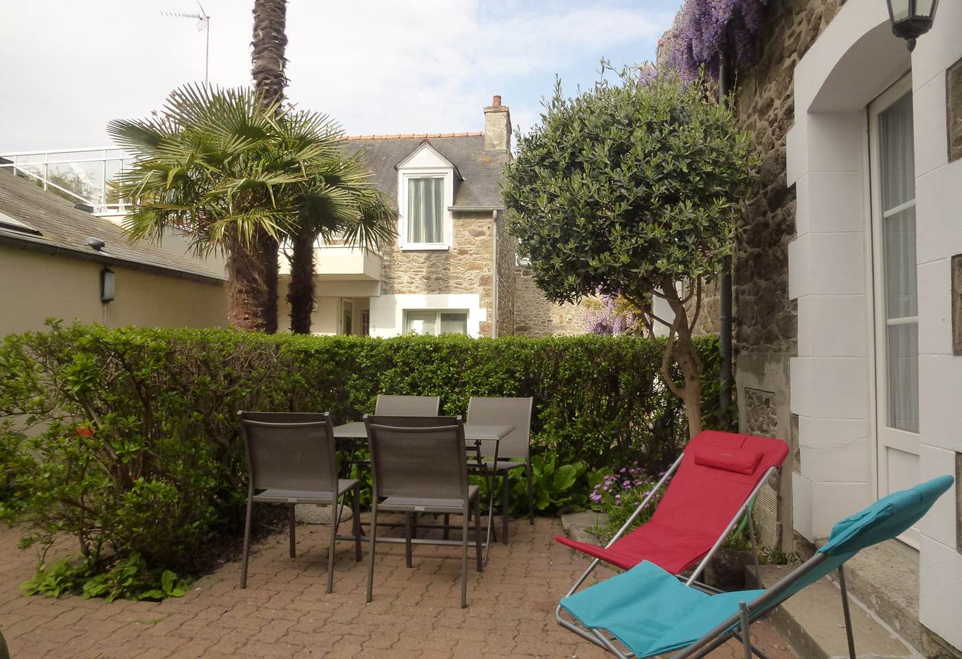 Clos de la Fontaine Dinard, terrasse du 4