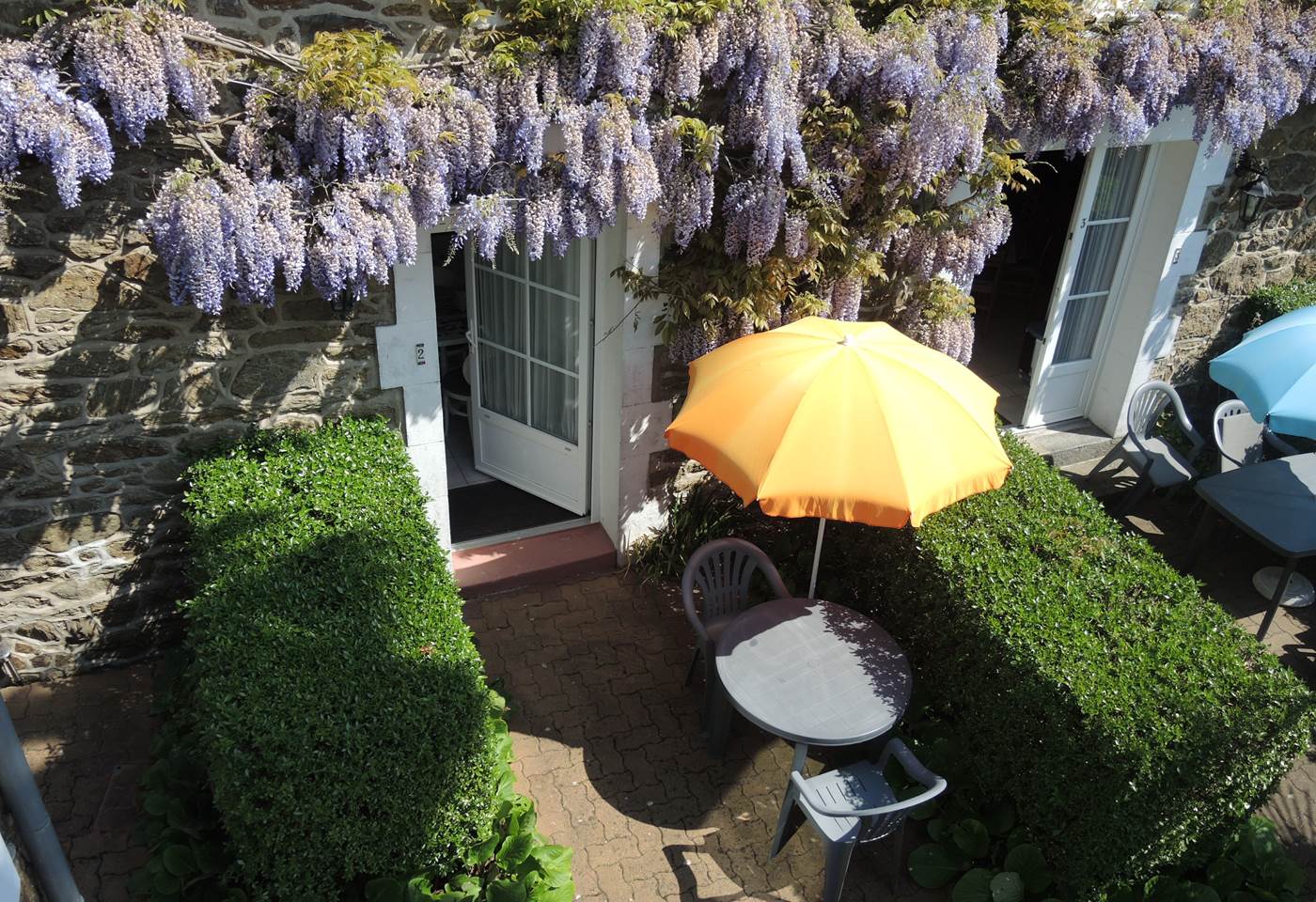 Clos de la Fontaine Dinard, terrasse privée du 2