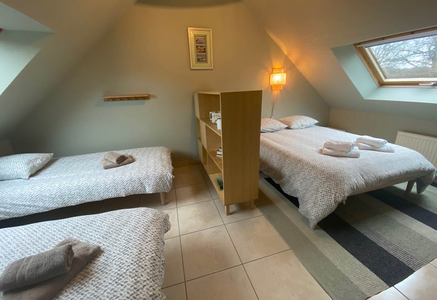 Chambre #3 Etage - 20 m², 3 lits, 4 personnes