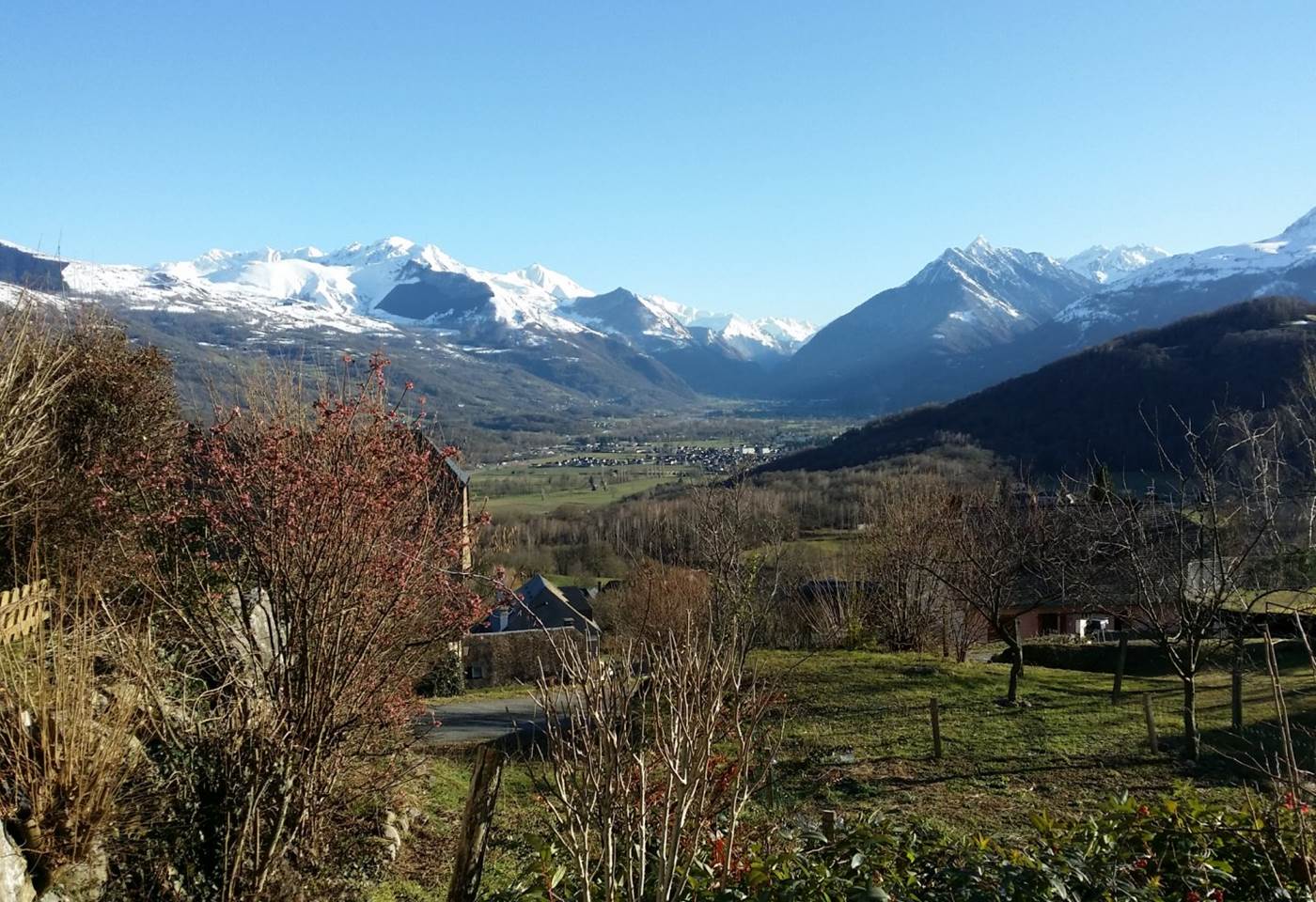 Paysage depuis la terrasse