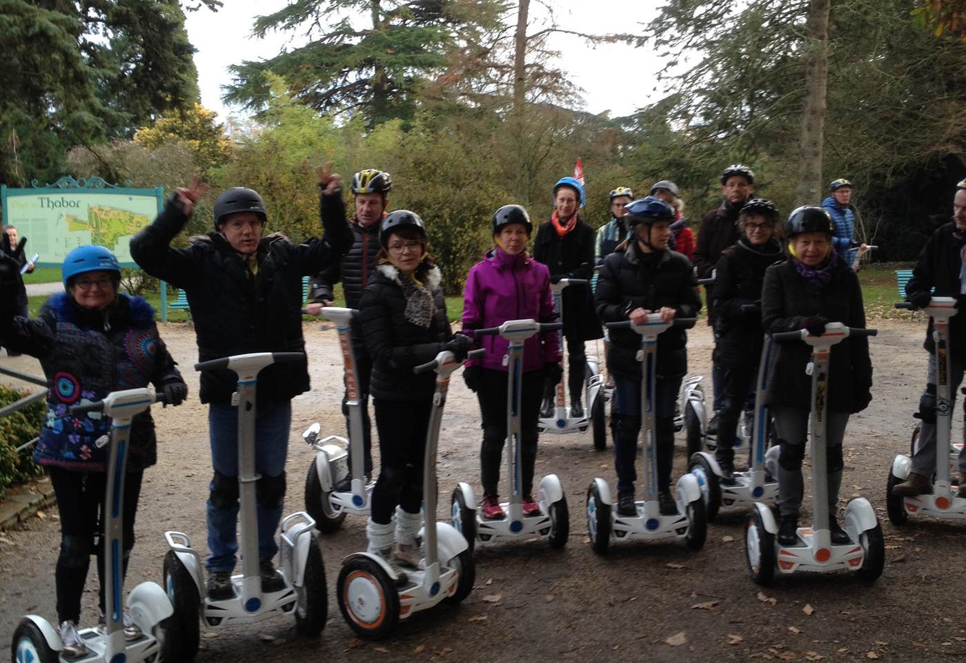 Regroupement de pilotes parc du Thabor Rennes. 12/2017