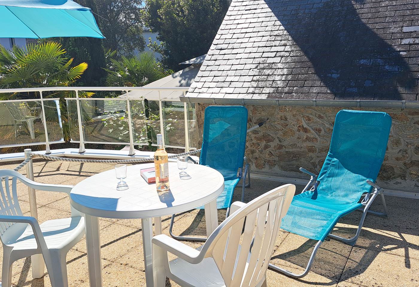 Clos de la Fontaine Dinard, terrasse du N°5