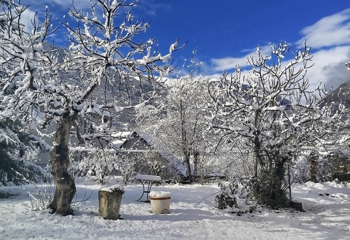 Maison Plein Soleil - Vue en hiver