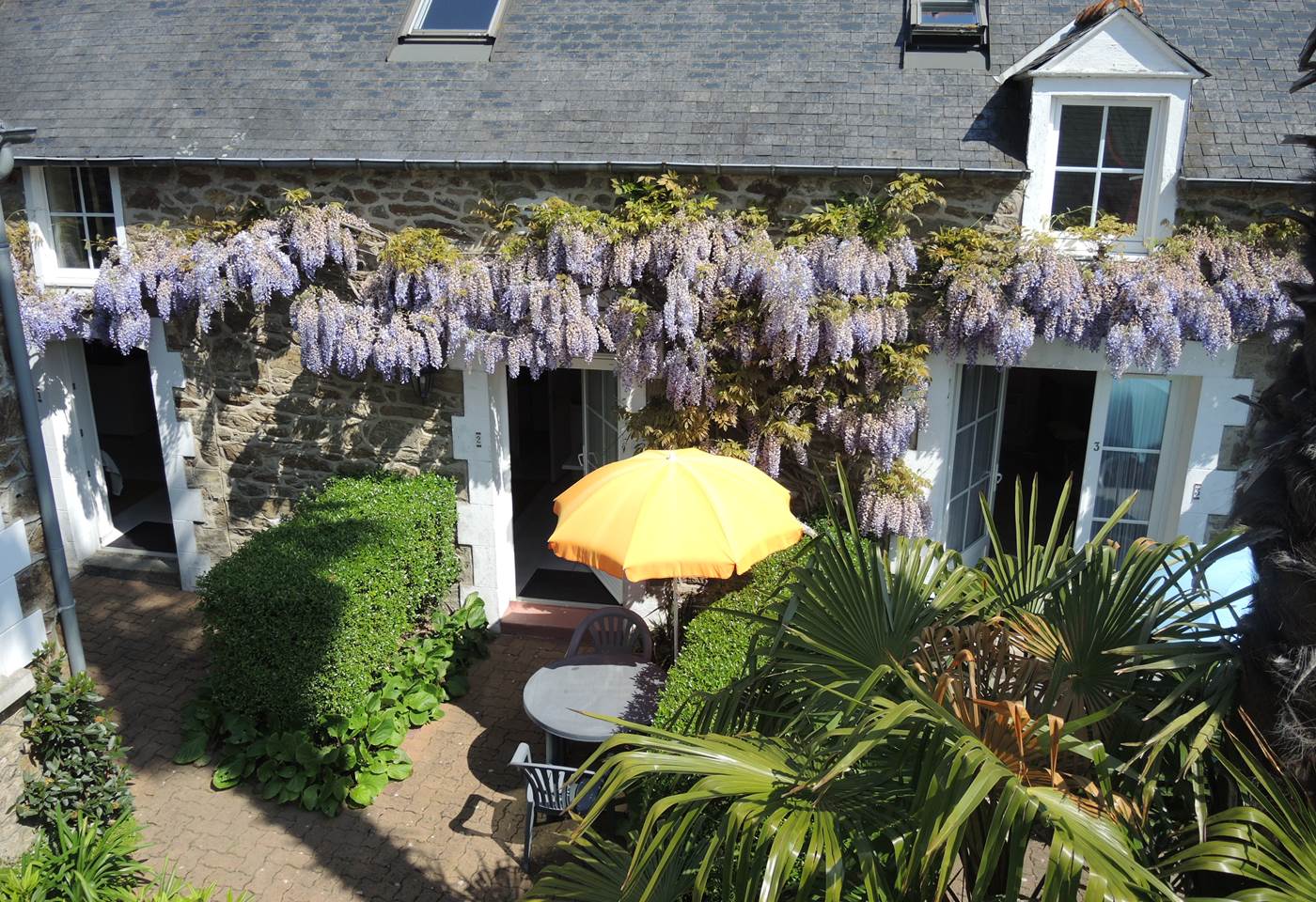 Clos de la Fontaine Dinard, terrasse privée du 2