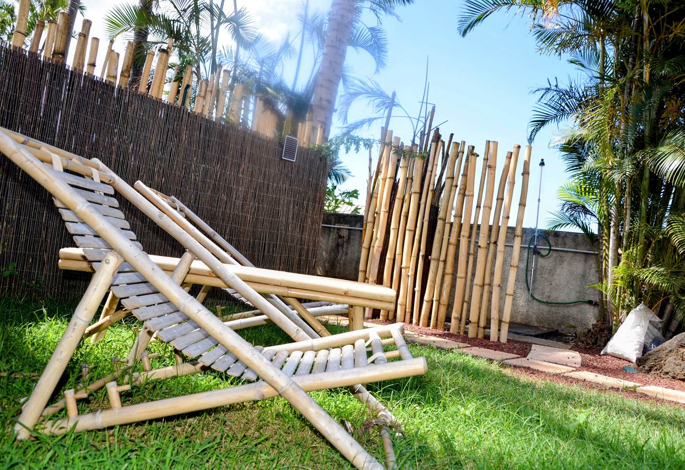 jardin appart locatif St-Paul