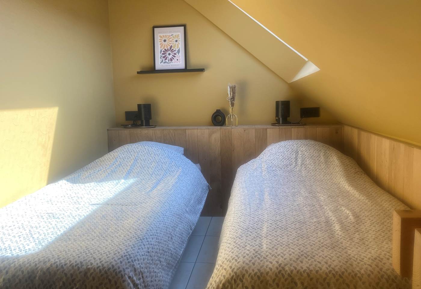 Chambre# 5 étage - 10 m², 2 lits simples