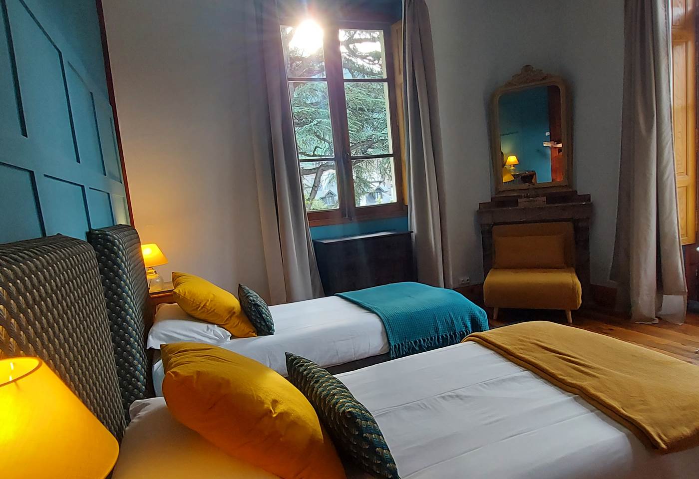 Peyresourde bedroom twin beds - 1st floor