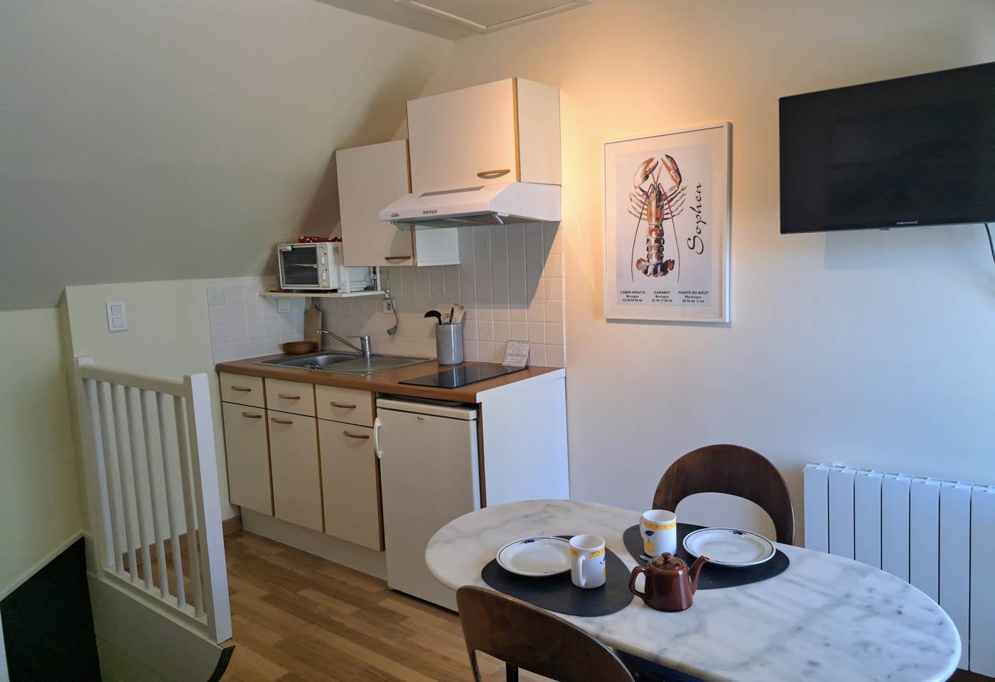 Clos de la Fontaine Dinard kitchenette du 5