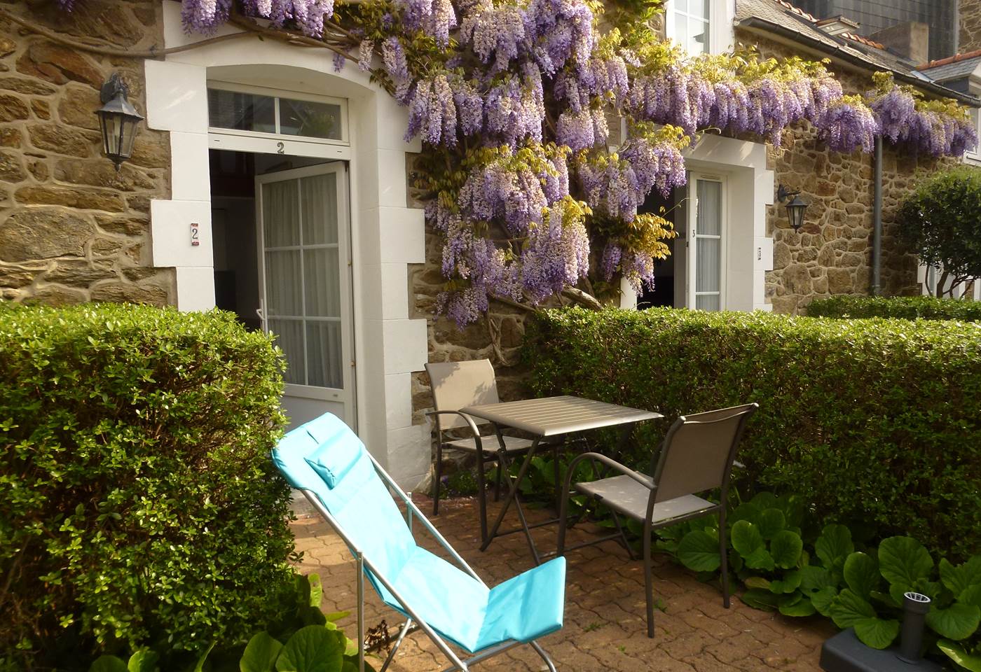Clos de la Fontaine Dinard, mobilier de jardin du 2