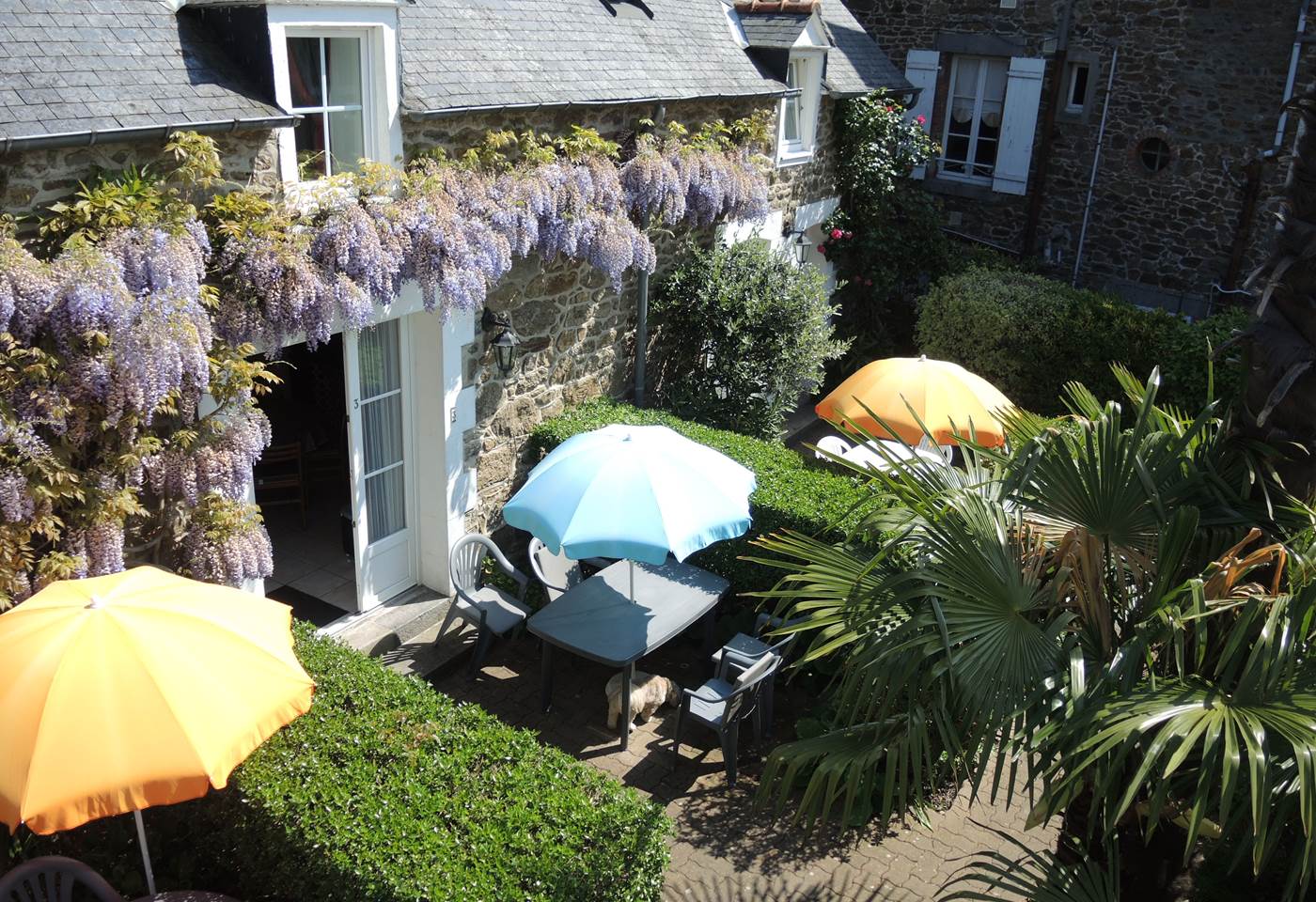 Clos de la Fontaine Dinard, terrasse privée du 3