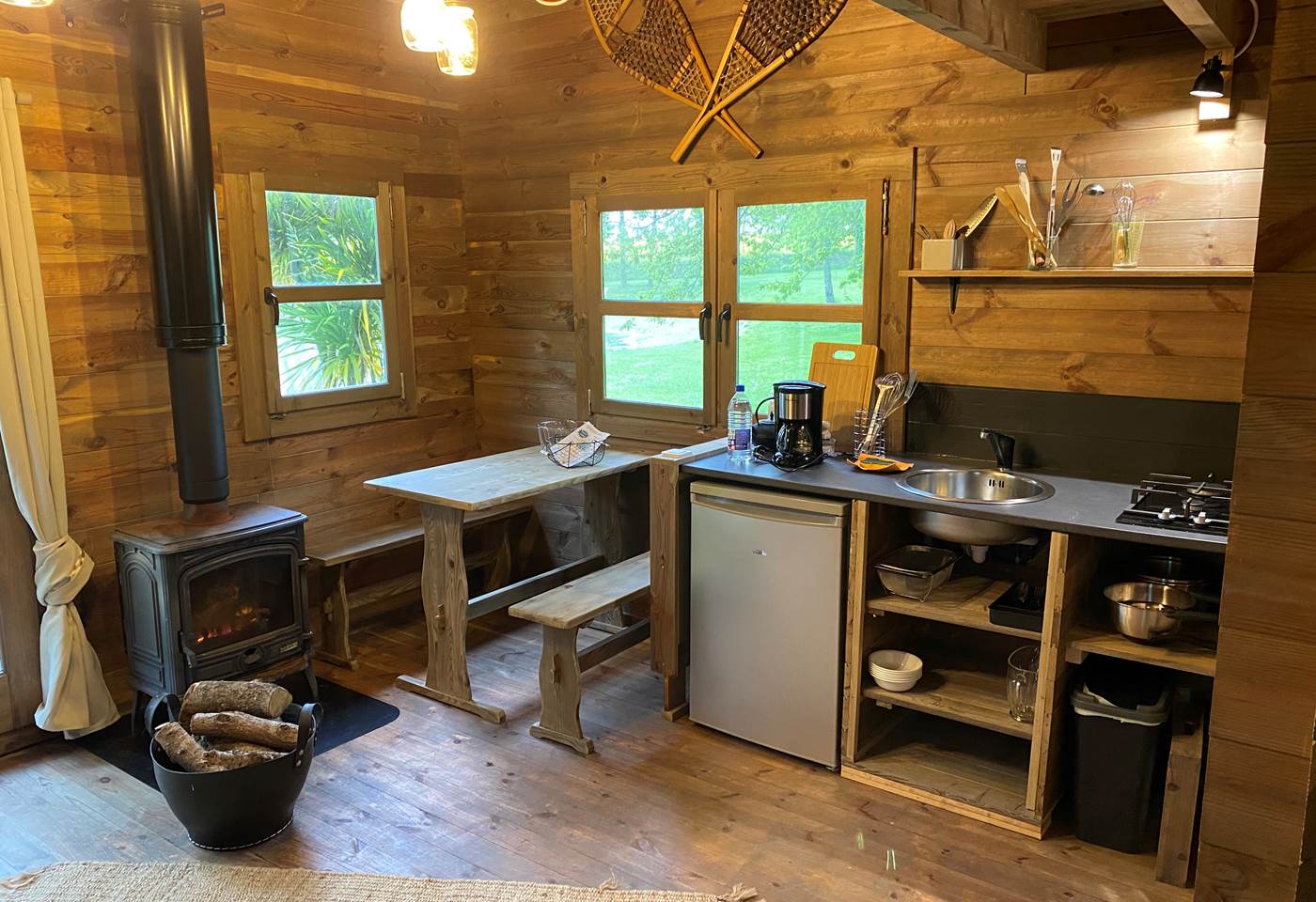 Pièce de vie - cuisine ouverte