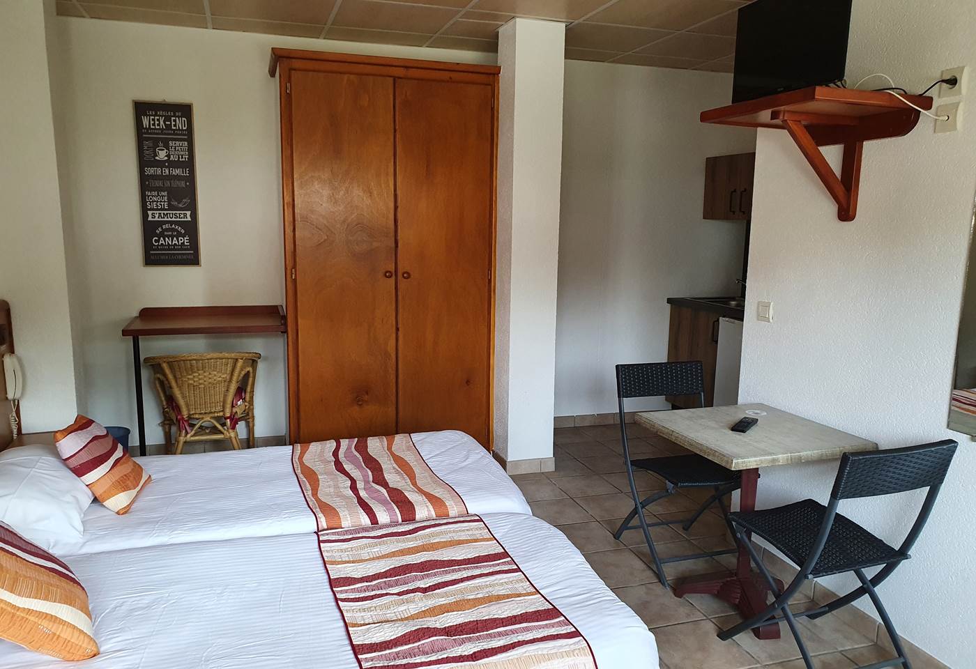 Vue d'ensemble studio Hibiscus