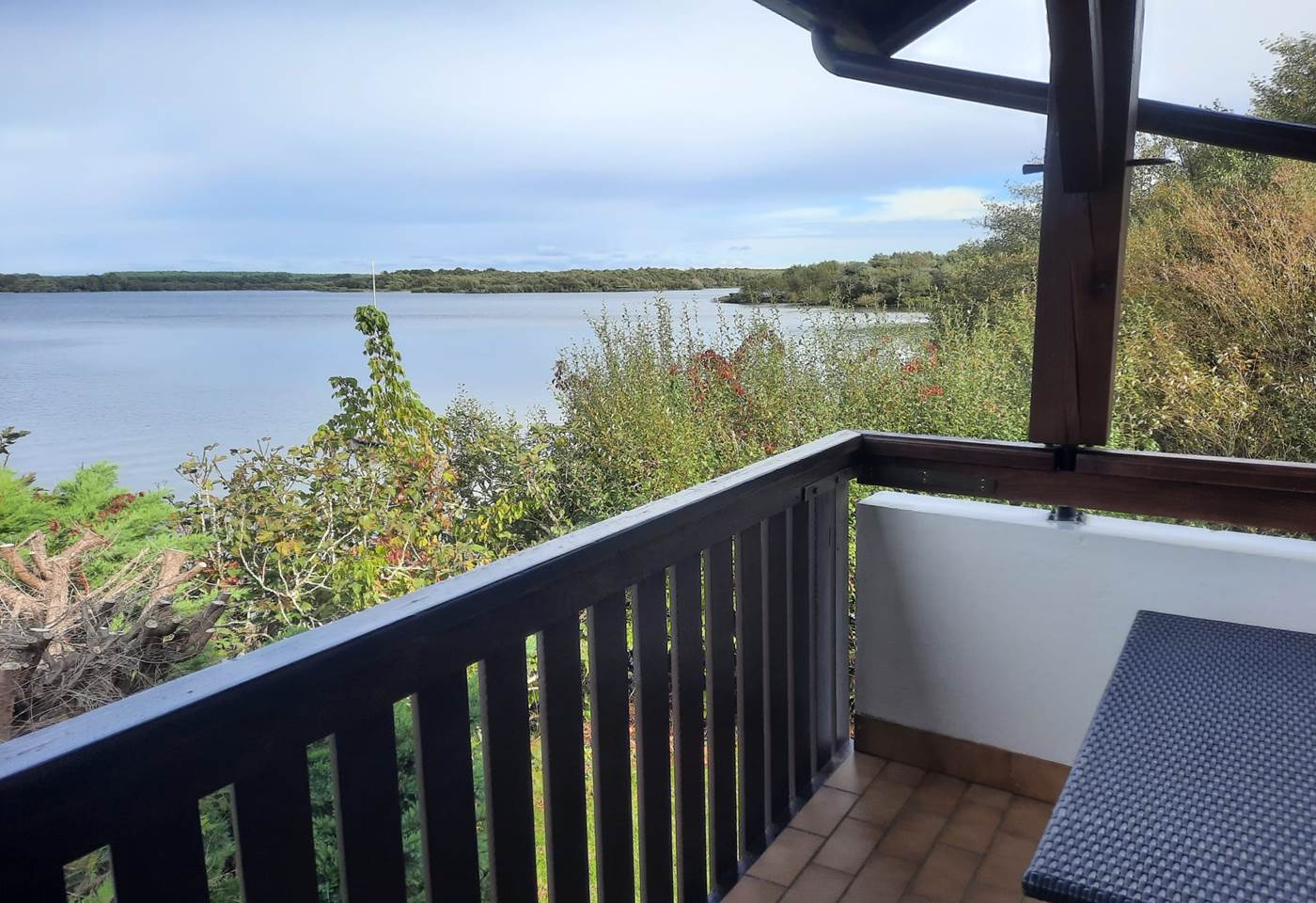 Balcon vue sur le lac