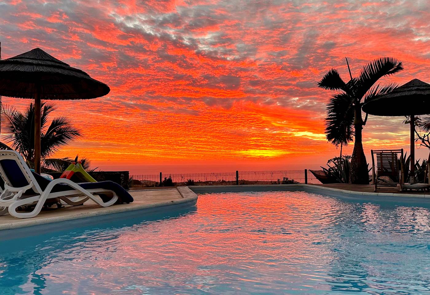 Superbe vue sur la mer et la savane de Saint-Paul