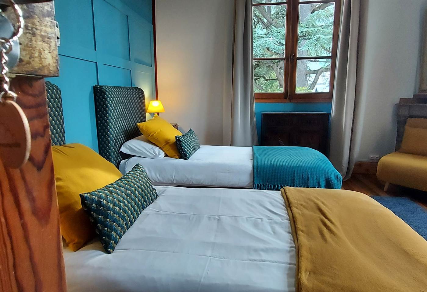 Peyresourde bedroom twin beds - 1st floor