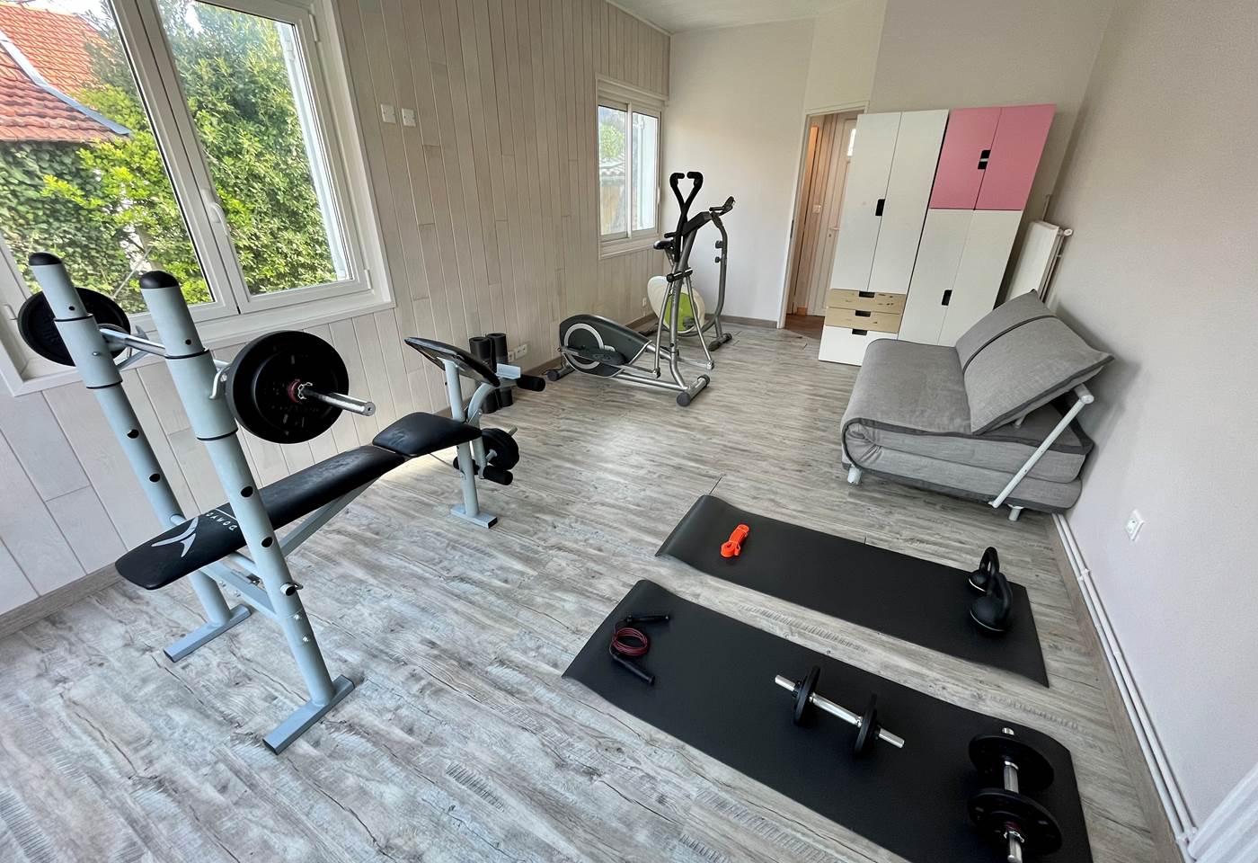 La salle de sport (choix possible pour la dépendance)