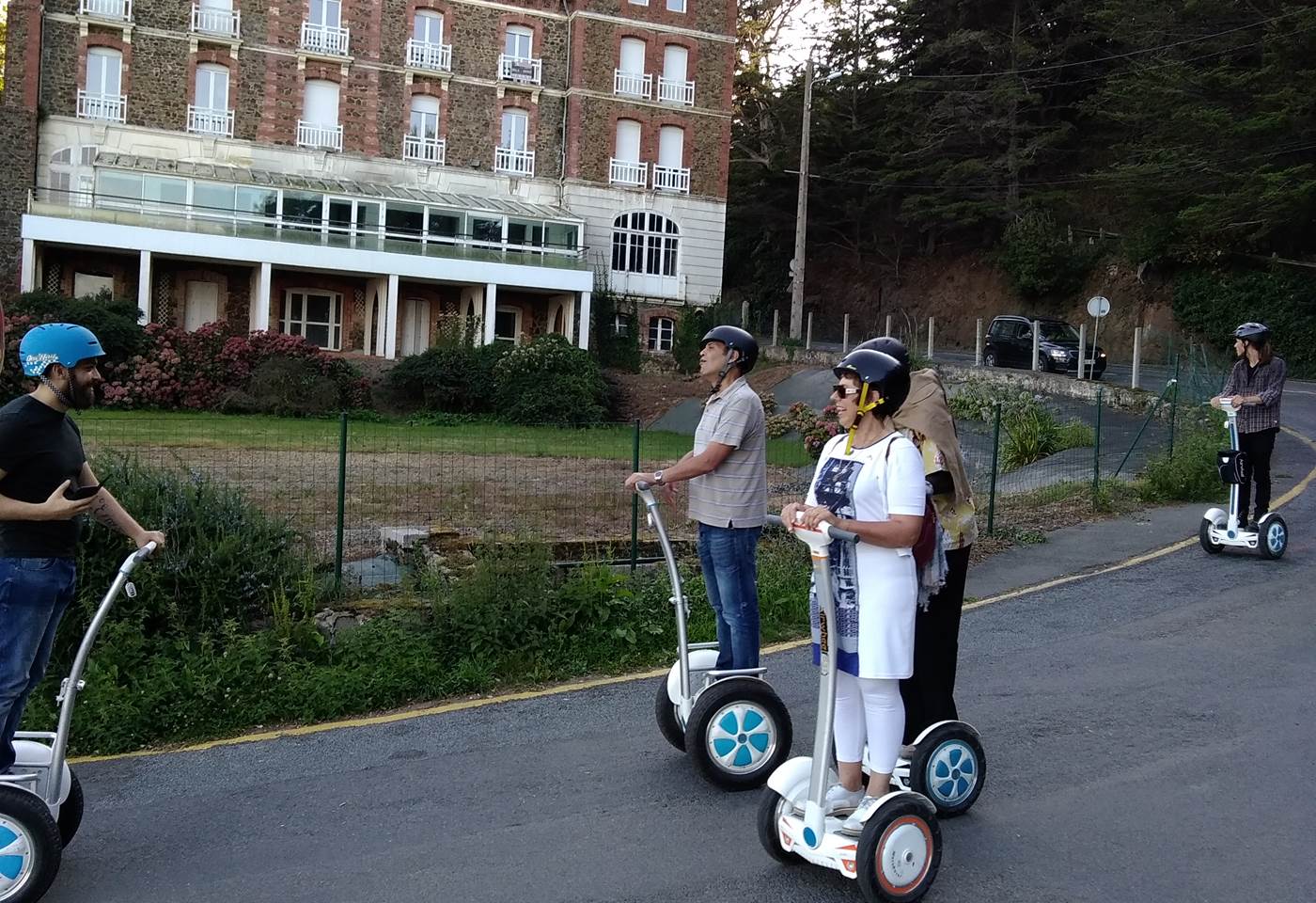 Descente vers plage Godelin , ancien  hotel de la plage. 09/2018