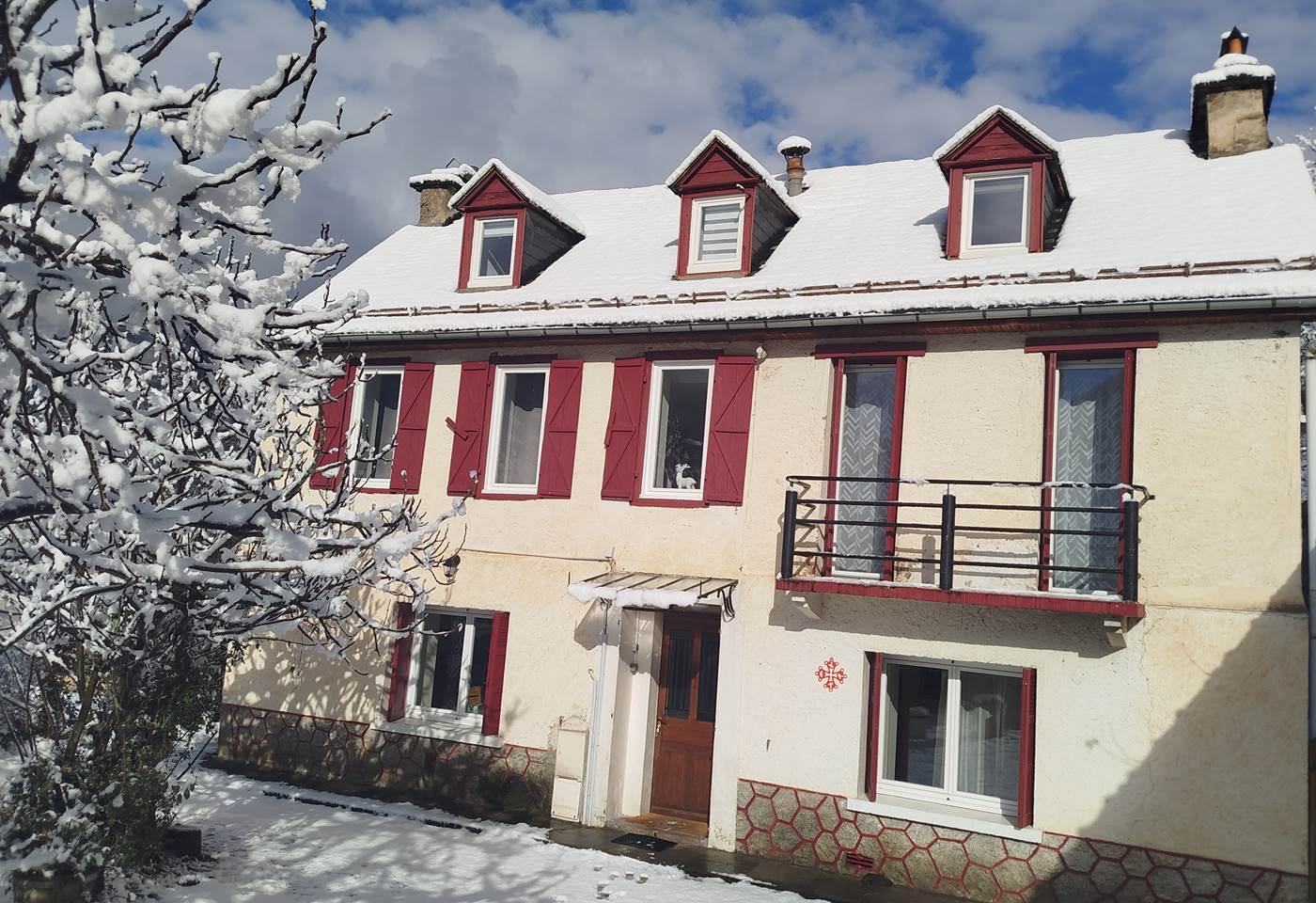 Maison Plein Soleil - Façade hiver