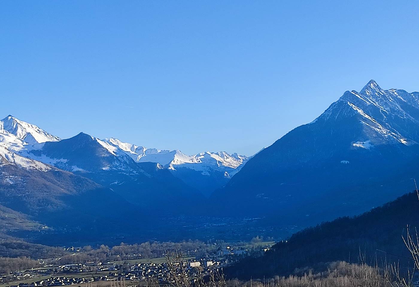 Paysage depuis la terrasse