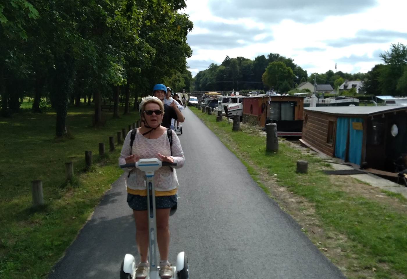 Balade gyropode , port de Hédé. 08/2018