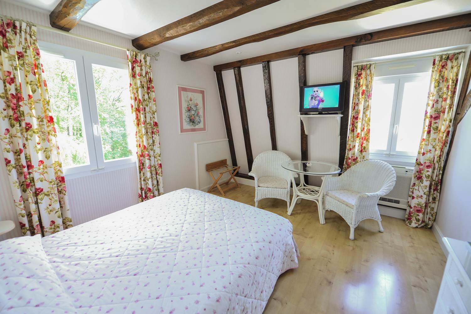 Villa Ric, chambres climatisées à Saint-Céré proche Rocamadour, vue nature